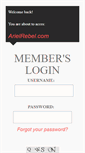 Mobile Screenshot of members.arielrebel.com
